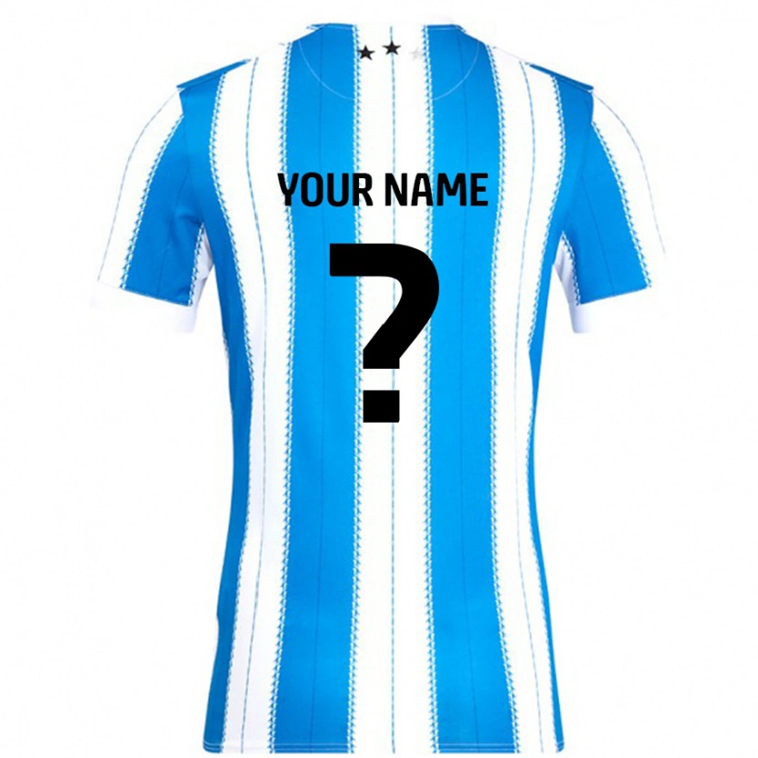 Danxen Mujer Camiseta Su Nombre #0 Azul Blanco 1ª Equipación 2024/25 La Camisa México