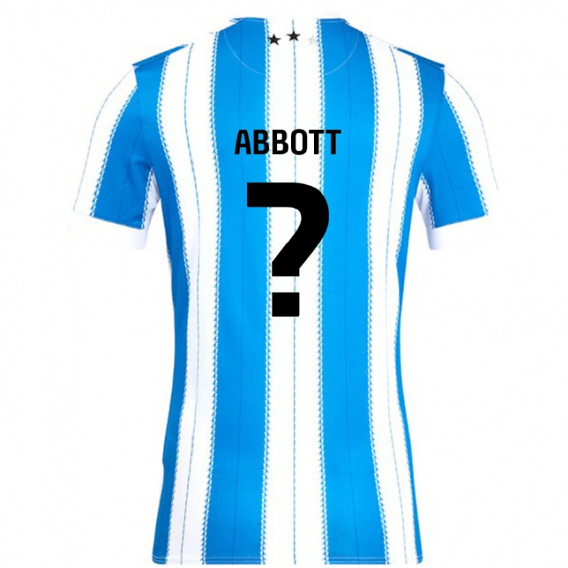 Danxen Mujer Camiseta Zak Abbott #0 Azul Blanco 1ª Equipación 2024/25 La Camisa México
