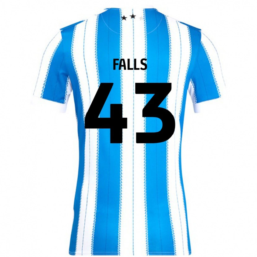 Danxen Mujer Camiseta Conor Falls #43 Azul Blanco 1ª Equipación 2024/25 La Camisa México