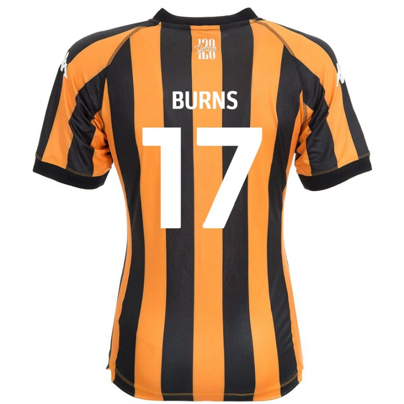 Danxen Mujer Camiseta Finley Burns #17 Negro Ámbar 1ª Equipación 2024/25 La Camisa México