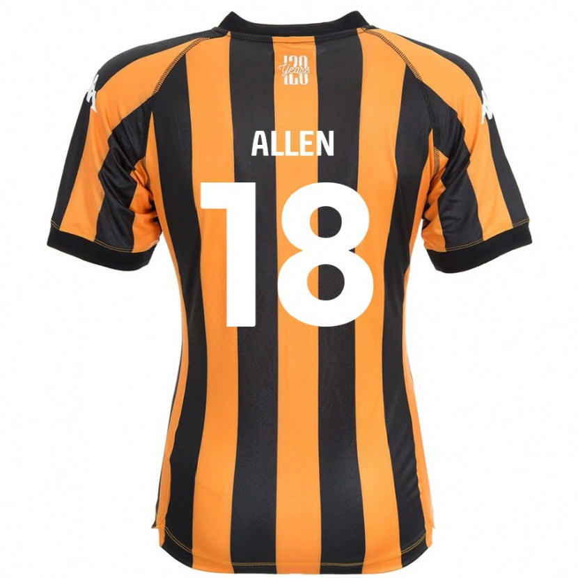 Danxen Mujer Camiseta Aaliyah Allen #18 Negro Ámbar 1ª Equipación 2024/25 La Camisa México