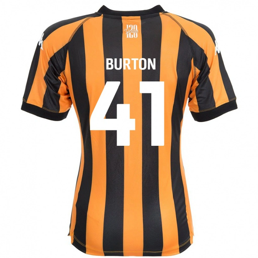 Danxen Mujer Camiseta Jess Burton #41 Negro Ámbar 1ª Equipación 2024/25 La Camisa México