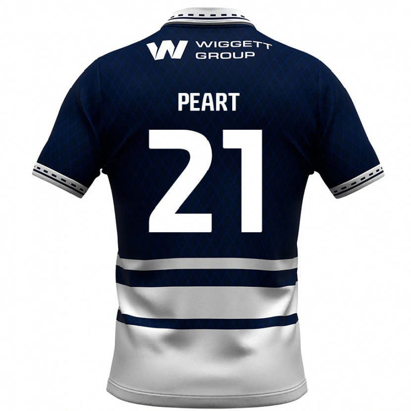 Danxen Mujer Camiseta Kalani Peart #21 Azul Marino Blanco 1ª Equipación 2024/25 La Camisa México