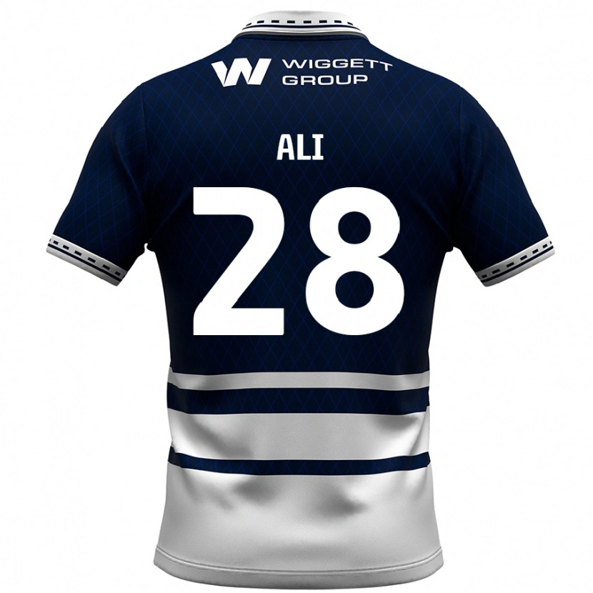 Danxen Mujer Camiseta Francesca Ali #28 Azul Marino Blanco 1ª Equipación 2024/25 La Camisa México