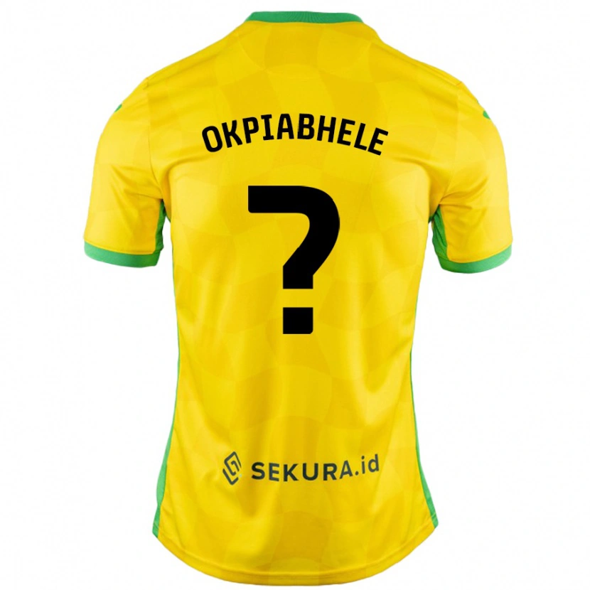 Danxen Mujer Camiseta Oser Okpiabhele #0 Amarillo Verde 1ª Equipación 2024/25 La Camisa México