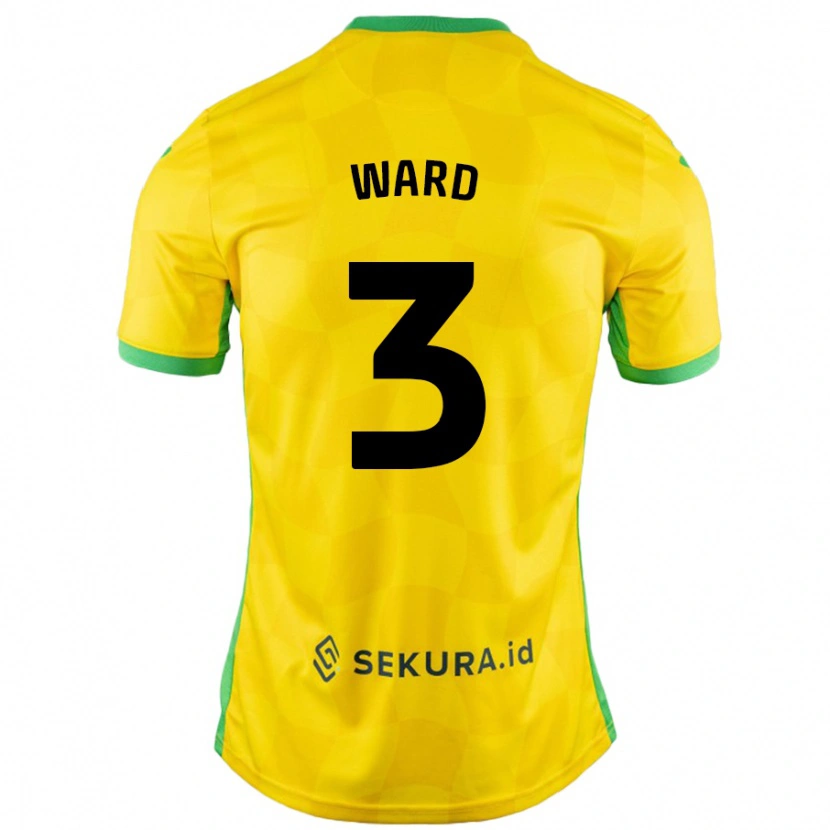 Danxen Mujer Camiseta Summer Ward #3 Amarillo Verde 1ª Equipación 2024/25 La Camisa México