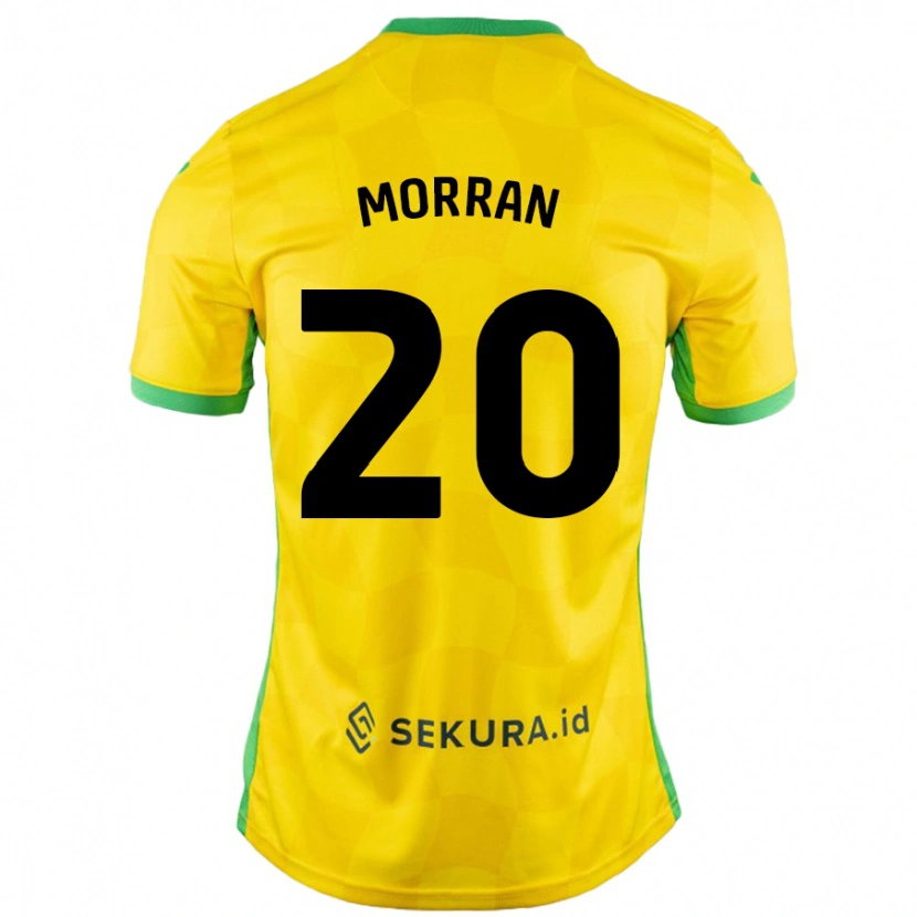 Danxen Mujer Camiseta Eloise Morran #20 Amarillo Verde 1ª Equipación 2024/25 La Camisa México