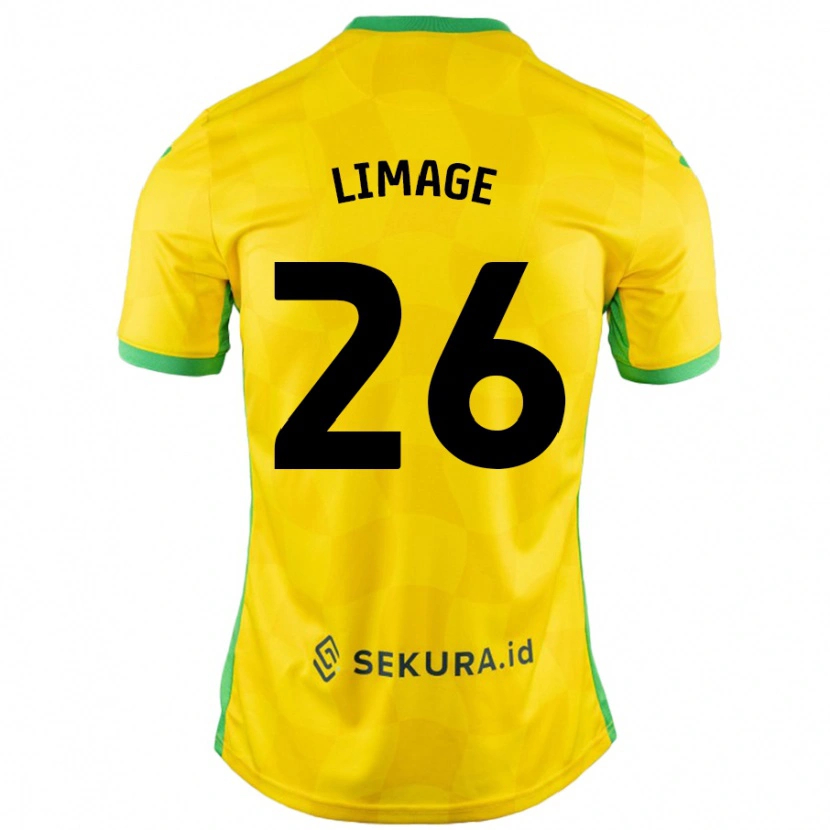 Danxen Mujer Camiseta Felicity Limage #26 Amarillo Verde 1ª Equipación 2024/25 La Camisa México