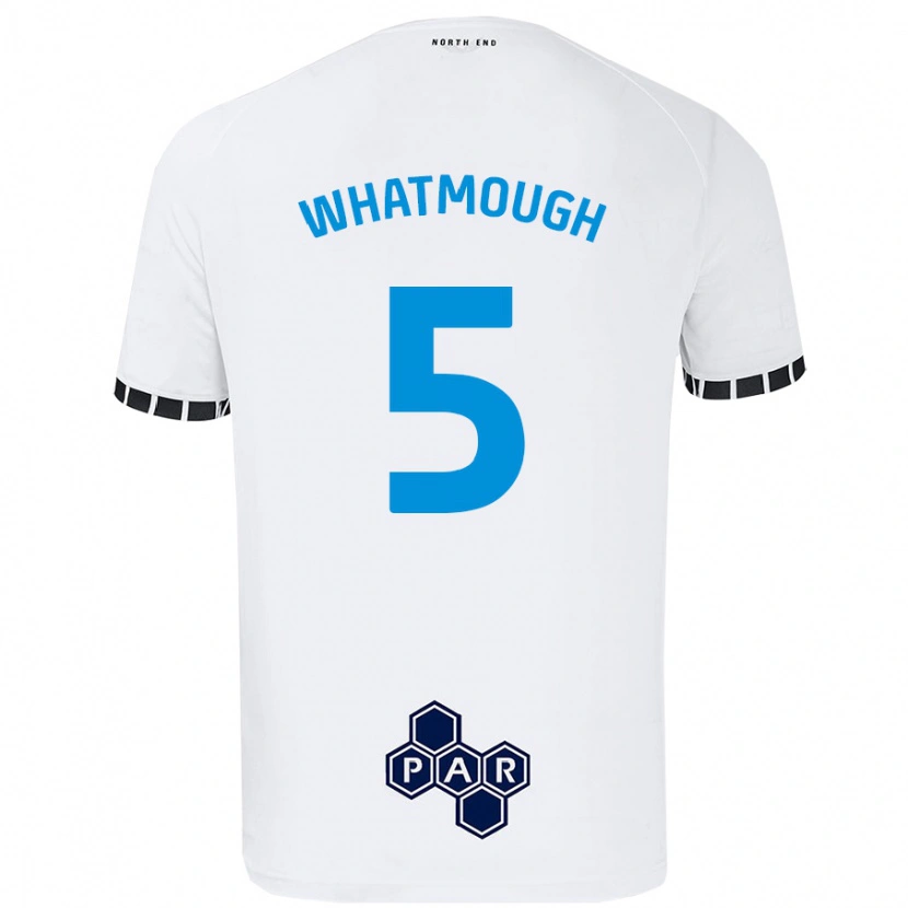 Danxen Mujer Camiseta Jack Whatmough #5 Blanco 1ª Equipación 2024/25 La Camisa México