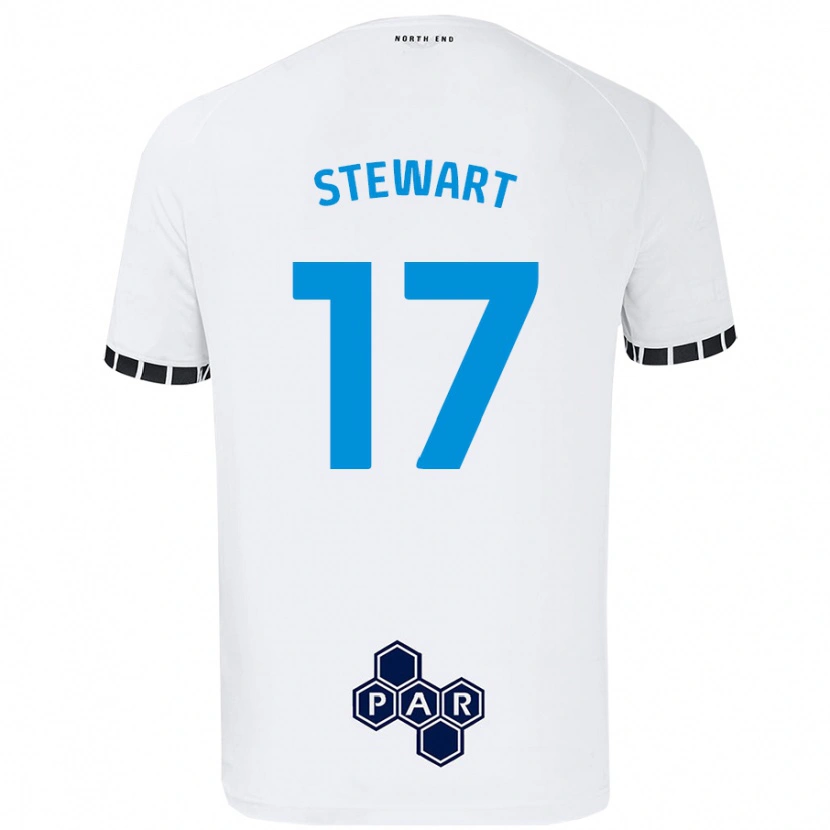 Danxen Mujer Camiseta Layton Stewart #17 Blanco 1ª Equipación 2024/25 La Camisa México