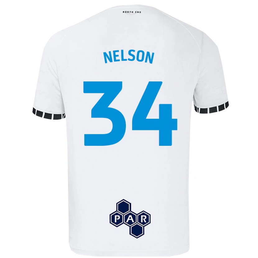 Danxen Mujer Camiseta Kitt Nelson #34 Blanco 1ª Equipación 2024/25 La Camisa México