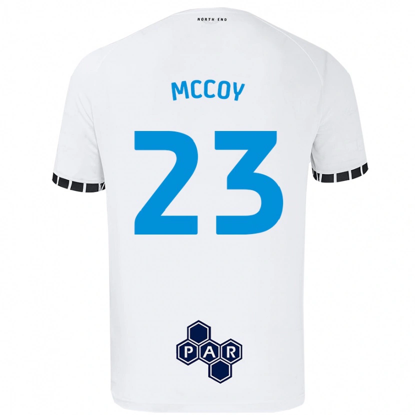 Danxen Mujer Camiseta Faye Mccoy #23 Blanco 1ª Equipación 2024/25 La Camisa México