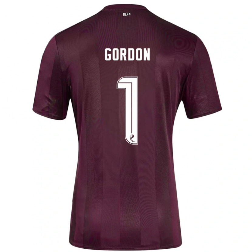 Danxen Mujer Camiseta Craig Gordon #1 Borgoña 1ª Equipación 2024/25 La Camisa México