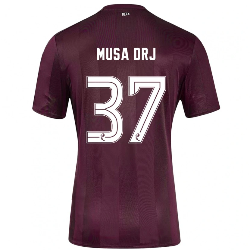 Danxen Mujer Camiseta Musa Drammeh #37 Borgoña 1ª Equipación 2024/25 La Camisa México