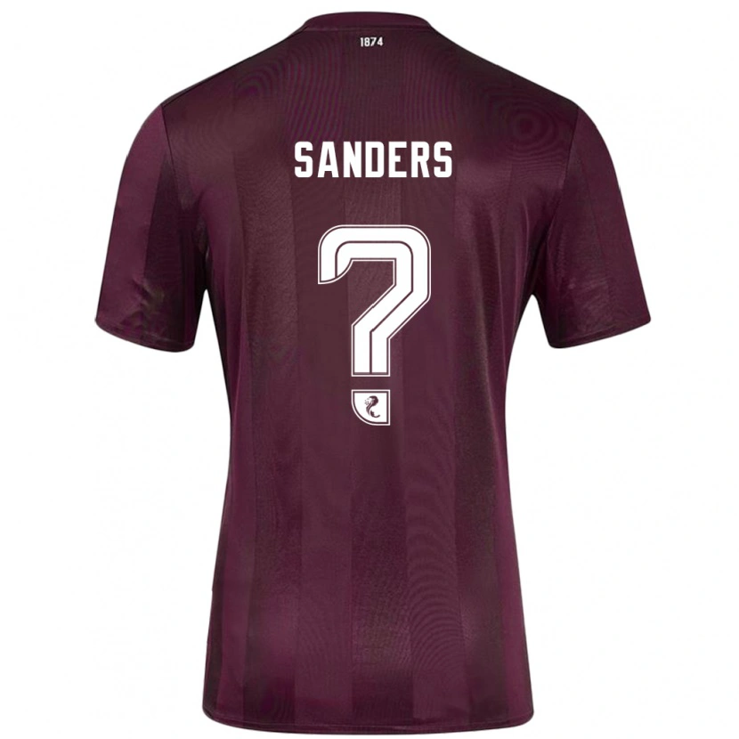 Danxen Mujer Camiseta Charlie Sanders #0 Borgoña 1ª Equipación 2024/25 La Camisa México