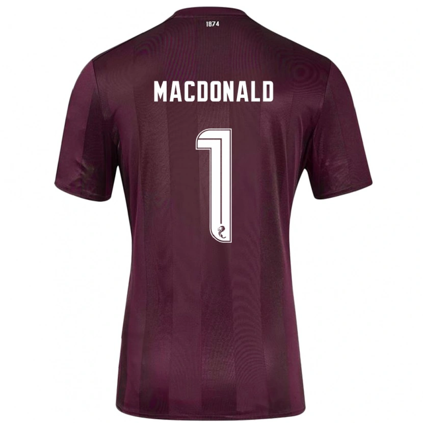 Danxen Mujer Camiseta Jamie Macdonald #1 Borgoña 1ª Equipación 2024/25 La Camisa México