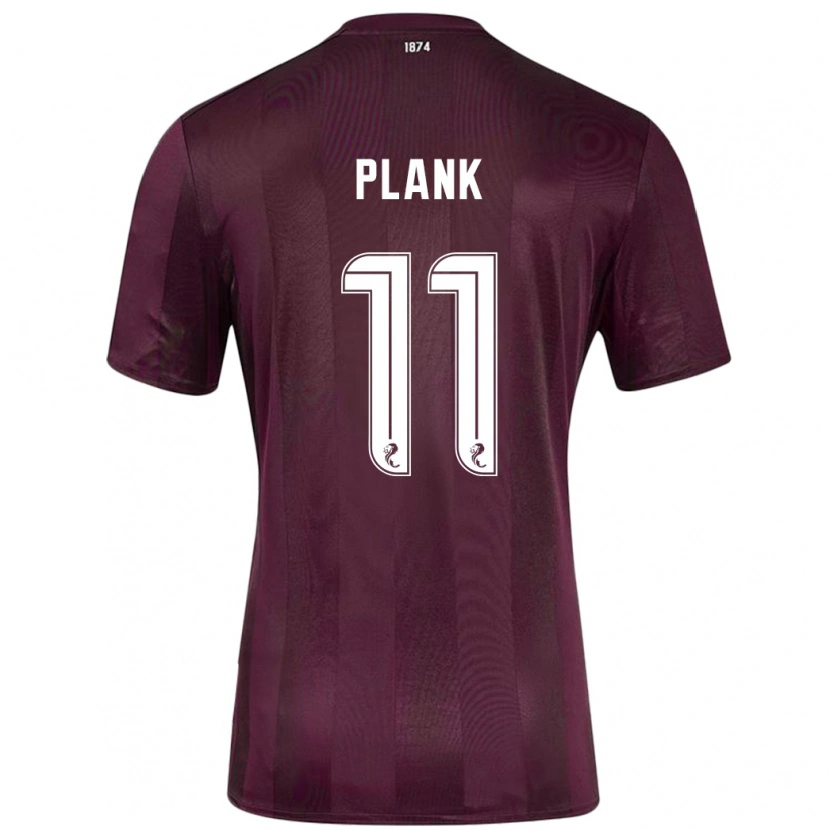 Danxen Mujer Camiseta Dom Plank #11 Borgoña 1ª Equipación 2024/25 La Camisa México