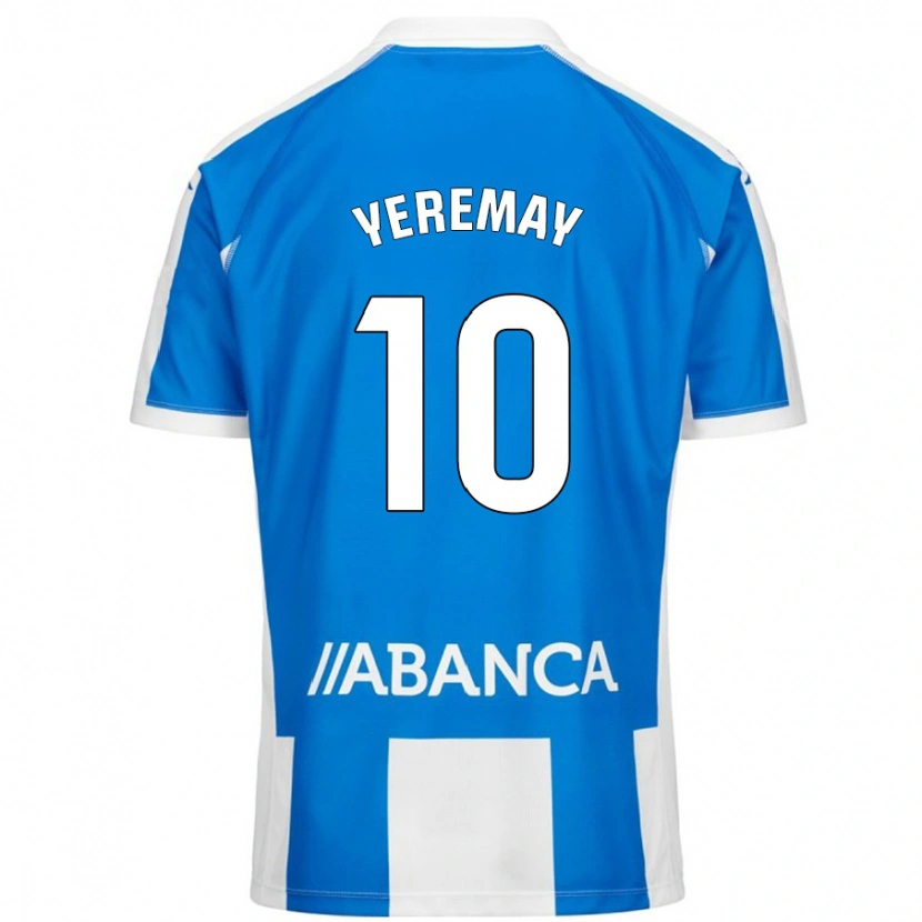 Danxen Mujer Camiseta Yeremay Hernández #10 Azul Blanco 1ª Equipación 2024/25 La Camisa México