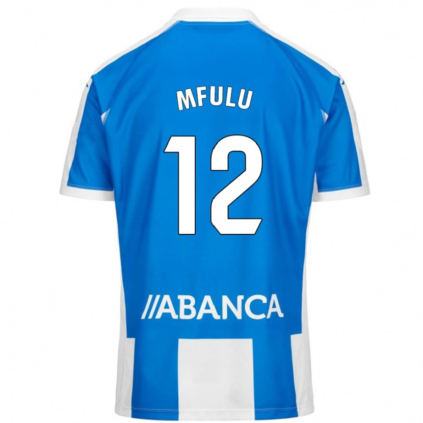 Danxen Mujer Camiseta Nuke Mfulu #12 Azul Blanco 1ª Equipación 2024/25 La Camisa México