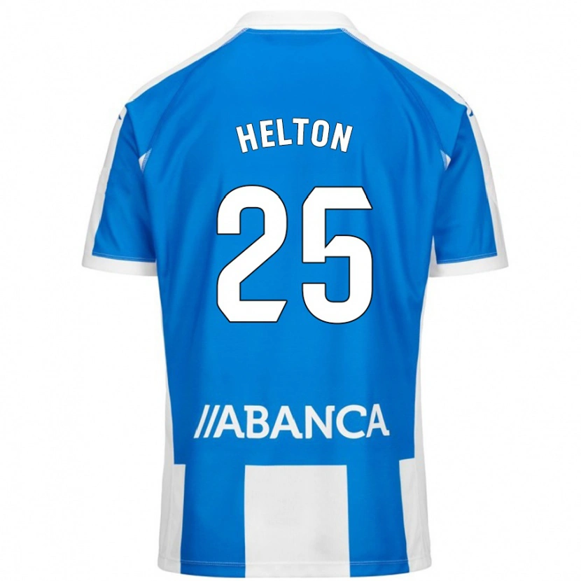 Danxen Mujer Camiseta Helton Leite #25 Azul Blanco 1ª Equipación 2024/25 La Camisa México