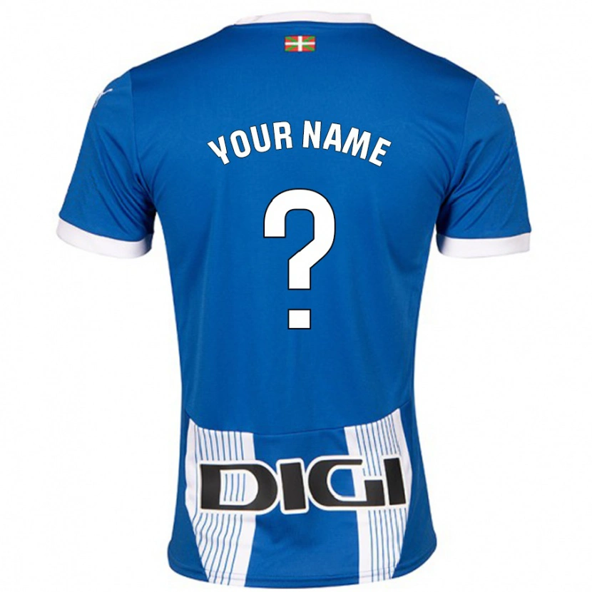 Danxen Mujer Camiseta Su Nombre #0 Azul 1ª Equipación 2024/25 La Camisa México