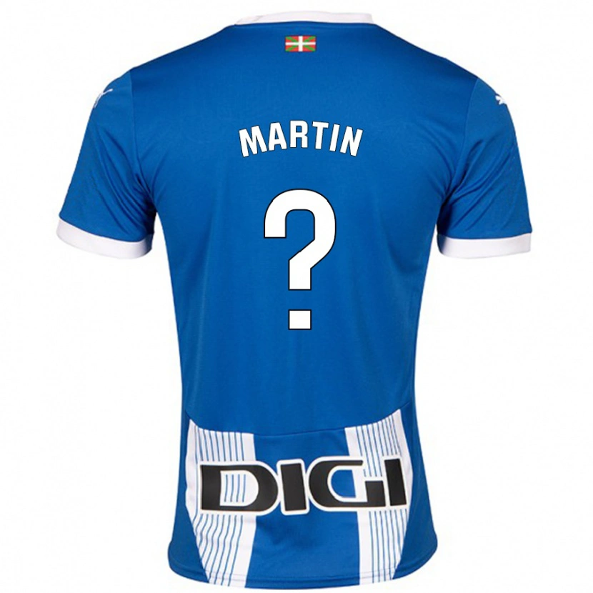 Danxen Mujer Camiseta Carlos Martín #0 Azul 1ª Equipación 2024/25 La Camisa México