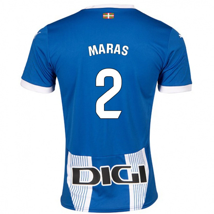 Danxen Mujer Camiseta Nikola Maras #2 Azul 1ª Equipación 2024/25 La Camisa México