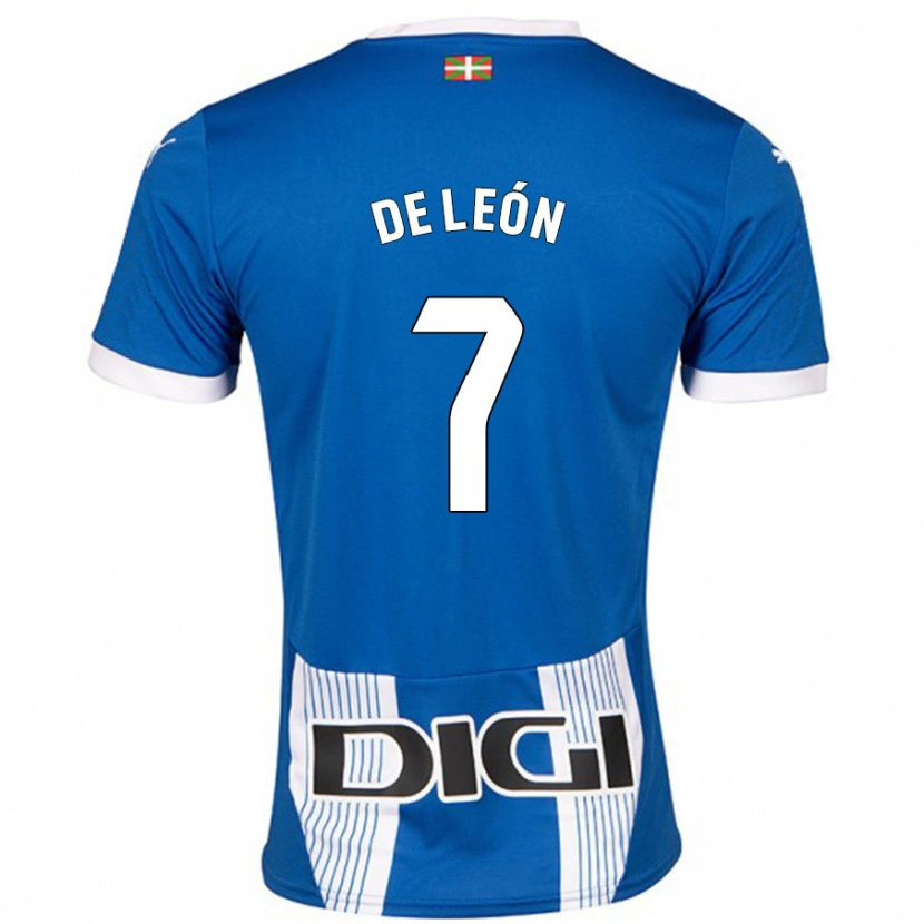 Danxen Mujer Camiseta José De León #7 Azul 1ª Equipación 2024/25 La Camisa México