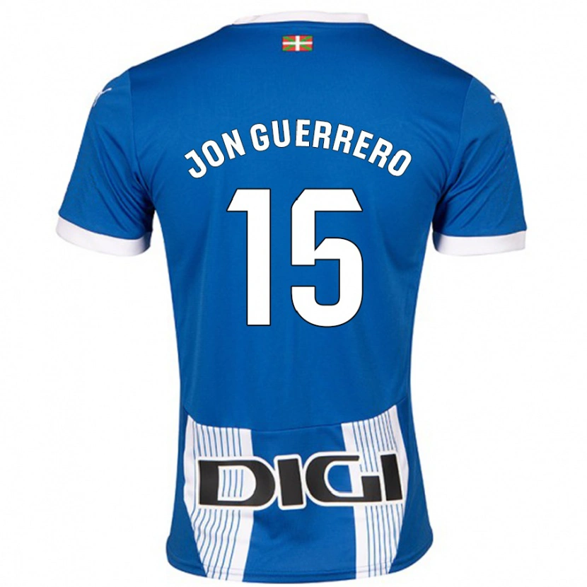 Danxen Mujer Camiseta Julen Jon Guerrero #15 Azul 1ª Equipación 2024/25 La Camisa México