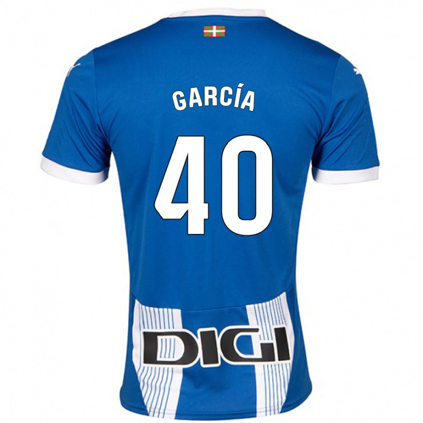 Danxen Mujer Camiseta Álvaro García #40 Azul 1ª Equipación 2024/25 La Camisa México