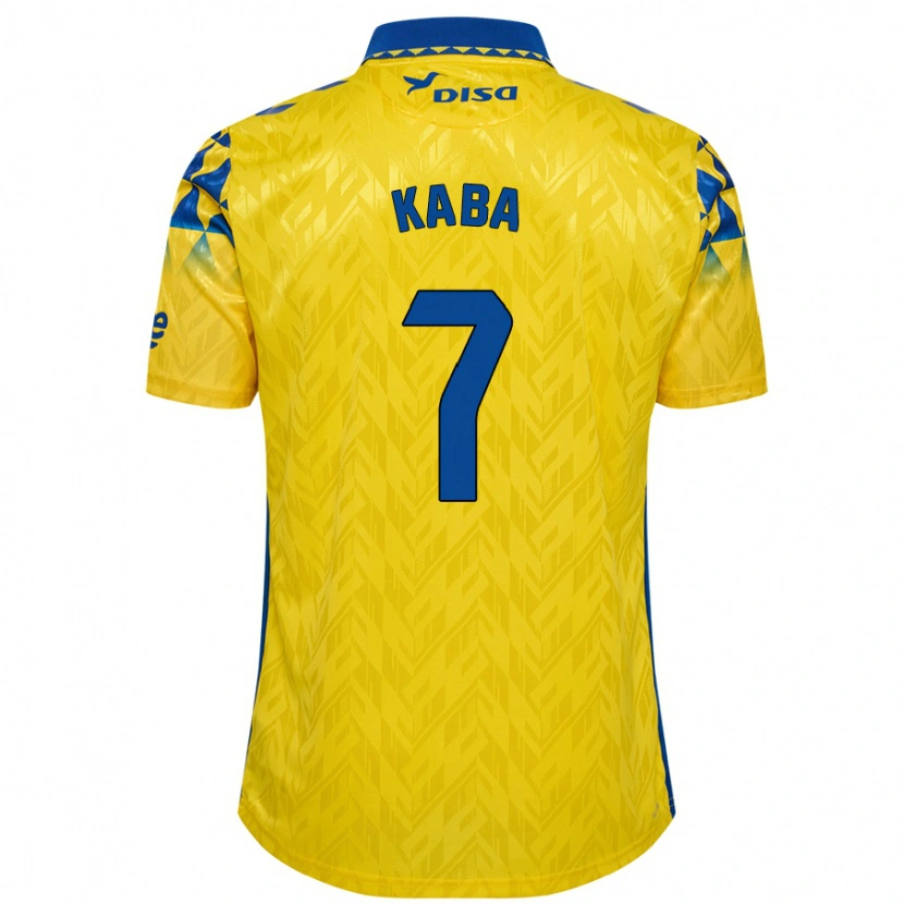 Danxen Mujer Camiseta Sory Kaba #7 Amarillo Azul 1ª Equipación 2024/25 La Camisa México
