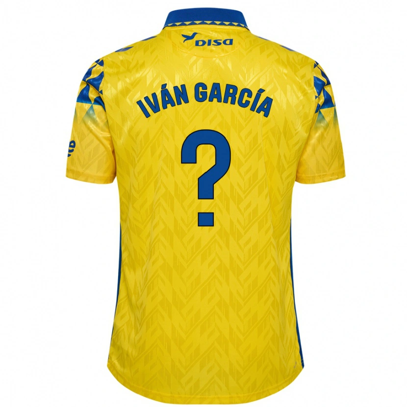 Danxen Mujer Camiseta Iván García #0 Amarillo Azul 1ª Equipación 2024/25 La Camisa México