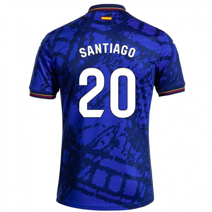 Danxen Mujer Camiseta Yellu Santiago #20 Azul Más Oscuro 1ª Equipación 2024/25 La Camisa México