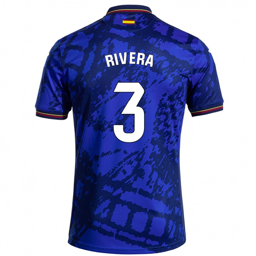 Danxen Mujer Camiseta Gorka Rivera #3 Azul Más Oscuro 1ª Equipación 2024/25 La Camisa México