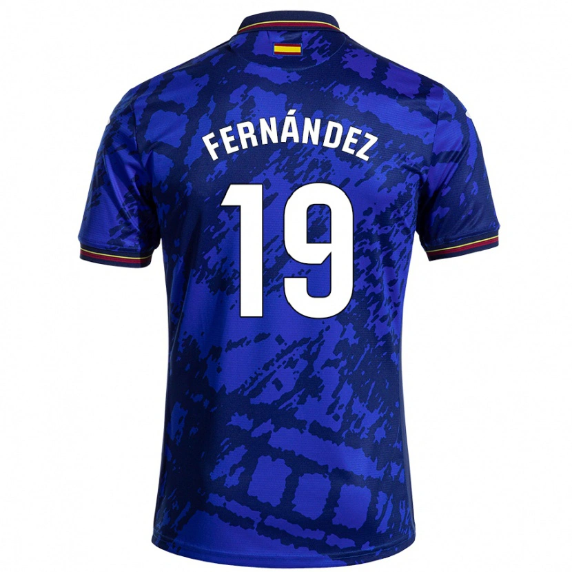 Danxen Mujer Camiseta Ismael Fernández #19 Azul Más Oscuro 1ª Equipación 2024/25 La Camisa México