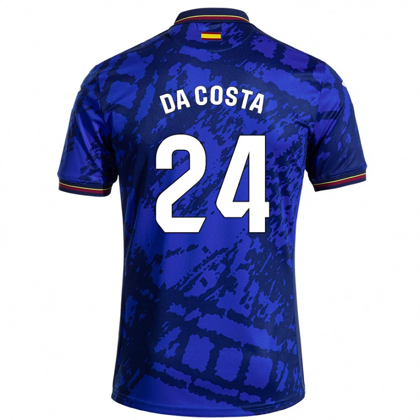 Danxen Mujer Camiseta Coba Da Costa #24 Azul Más Oscuro 1ª Equipación 2024/25 La Camisa México