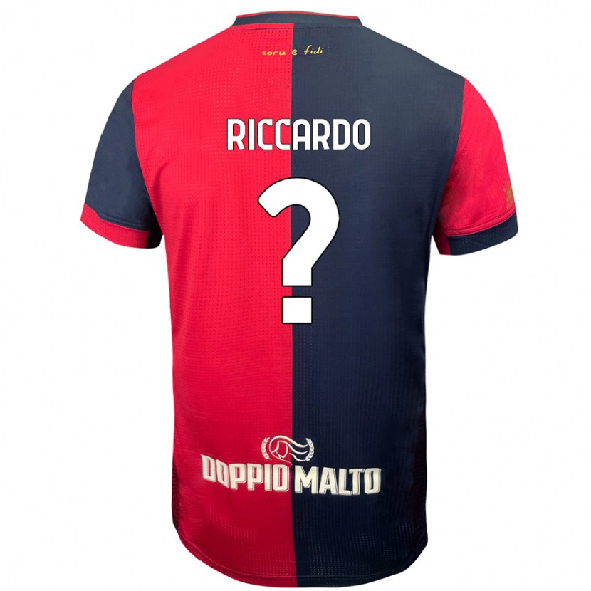 Danxen Mujer Camiseta Riccardo Congiu #0 Rojo Azul Más Oscuro 1ª Equipación 2024/25 La Camisa México