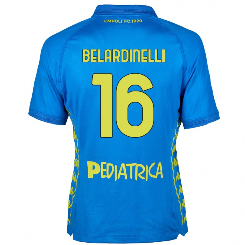Danxen Mujer Camiseta Luca Belardinelli #16 Azul 1ª Equipación 2024/25 La Camisa México