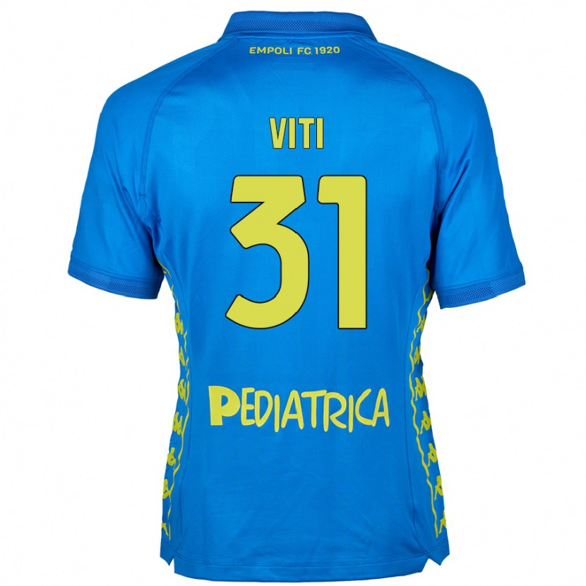 Danxen Mujer Camiseta Vittorio Viti #31 Azul 1ª Equipación 2024/25 La Camisa México