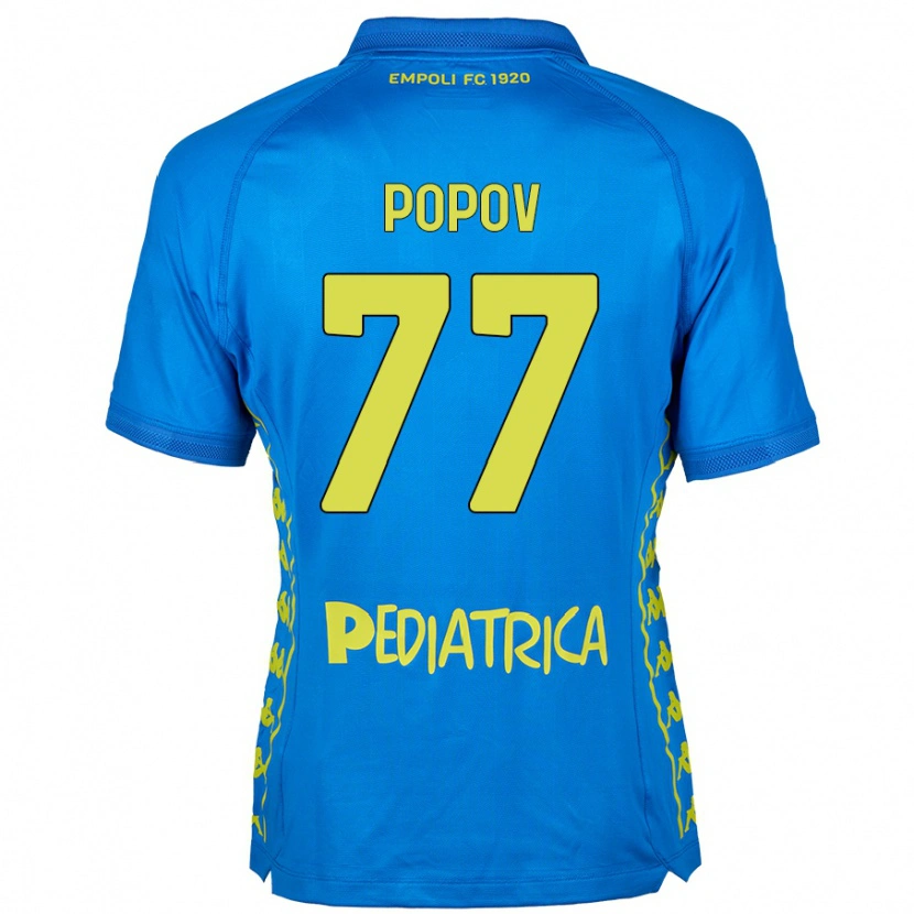 Danxen Mujer Camiseta Bogdan Popov #77 Azul 1ª Equipación 2024/25 La Camisa México