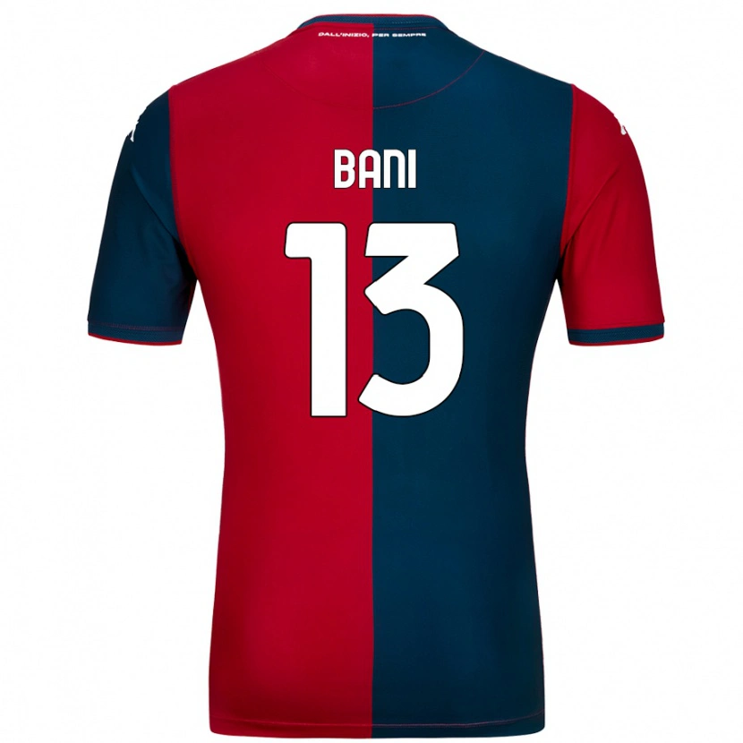 Danxen Mujer Camiseta Mattia Bani #13 Rojo Azul Oscuro 1ª Equipación 2024/25 La Camisa México