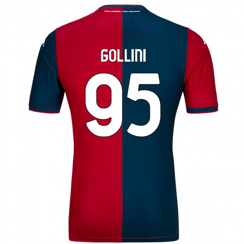 Danxen Mujer Camiseta Pierluigi Gollini #95 Rojo Azul Oscuro 1ª Equipación 2024/25 La Camisa México