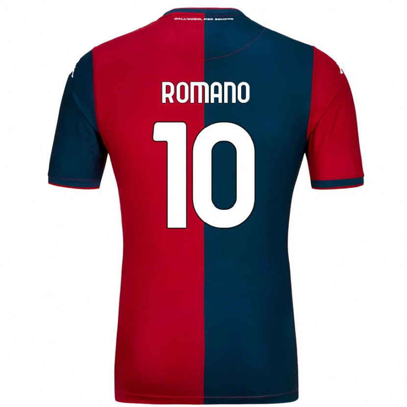 Danxen Mujer Camiseta Marco Romano #10 Rojo Azul Oscuro 1ª Equipación 2024/25 La Camisa México