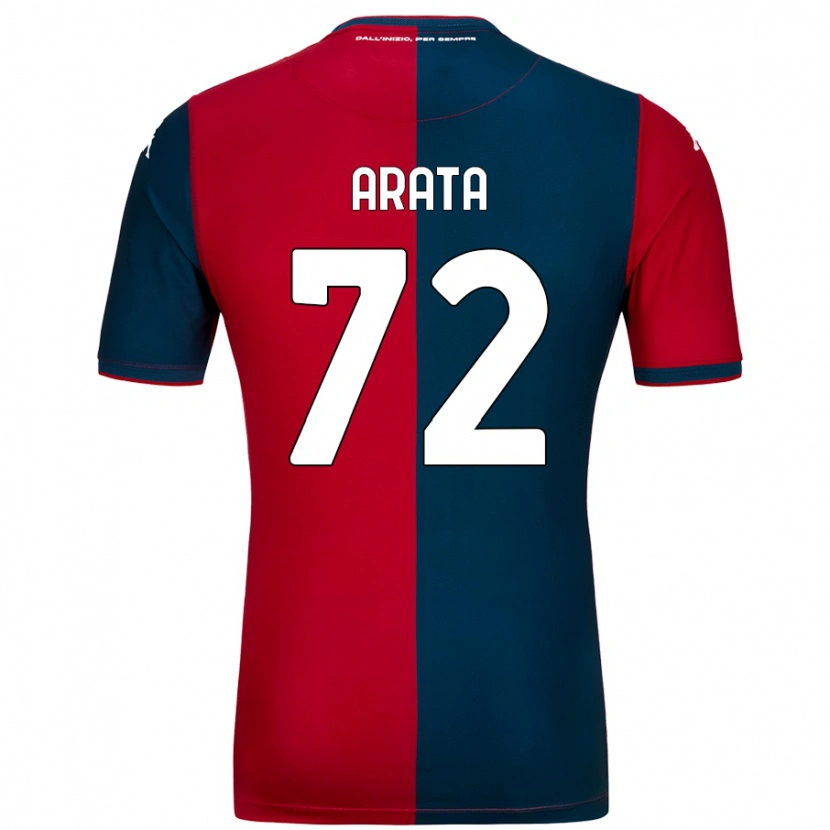 Danxen Mujer Camiseta Stefano Arata #72 Rojo Azul Oscuro 1ª Equipación 2024/25 La Camisa México
