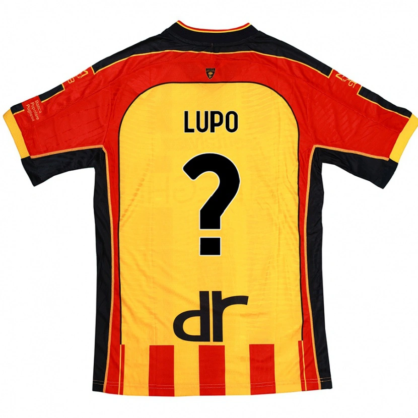 Danxen Mujer Camiseta Christian Lupo #0 Amarillo Rojo 1ª Equipación 2024/25 La Camisa México