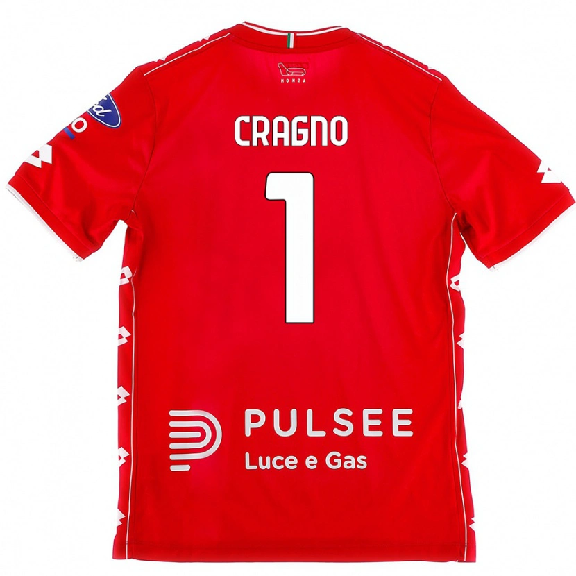 Danxen Mujer Camiseta Alessio Cragno #1 Rojo Blanco 1ª Equipación 2024/25 La Camisa México