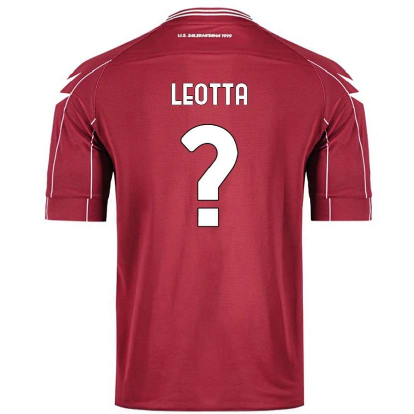 Danxen Mujer Camiseta Mario Leotta #0 Borgoña 1ª Equipación 2024/25 La Camisa México
