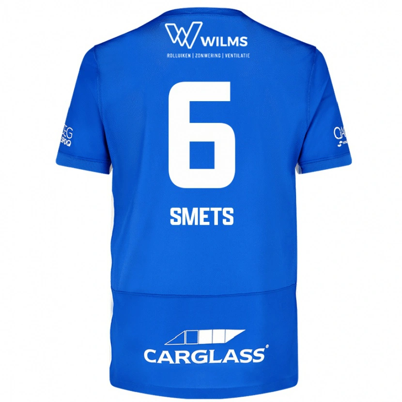 Danxen Mujer Camiseta Matte Smets #6 Azul 1ª Equipación 2024/25 La Camisa México