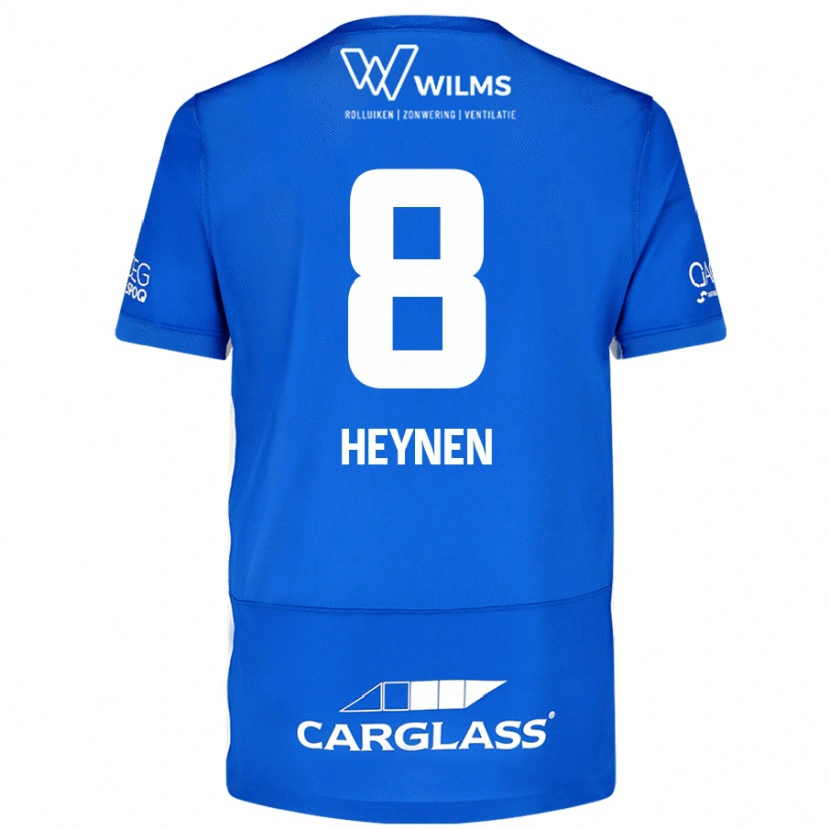 Danxen Mujer Camiseta Bryan Heynen #8 Azul 1ª Equipación 2024/25 La Camisa México