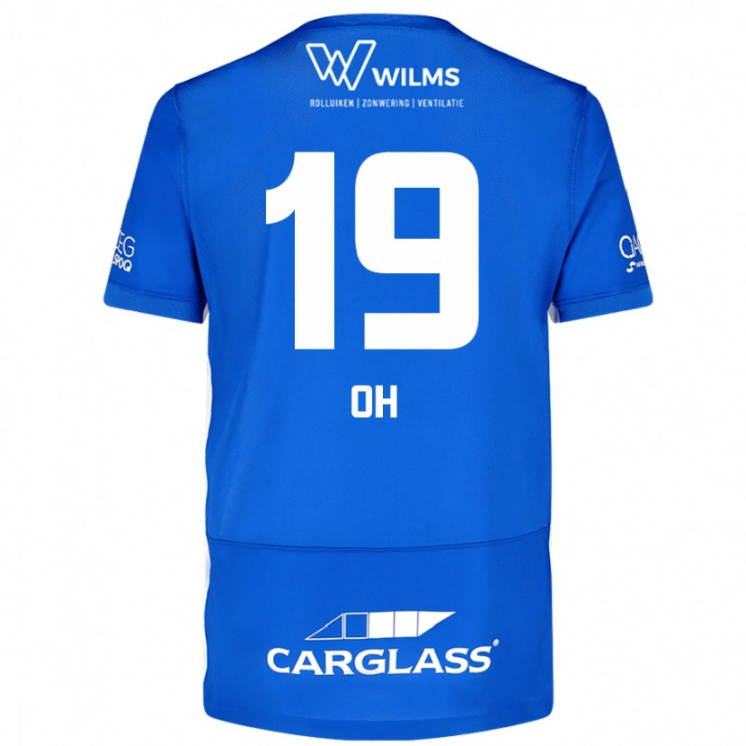 Danxen Mujer Camiseta Hyeon-Gyu Oh #19 Azul 1ª Equipación 2024/25 La Camisa México